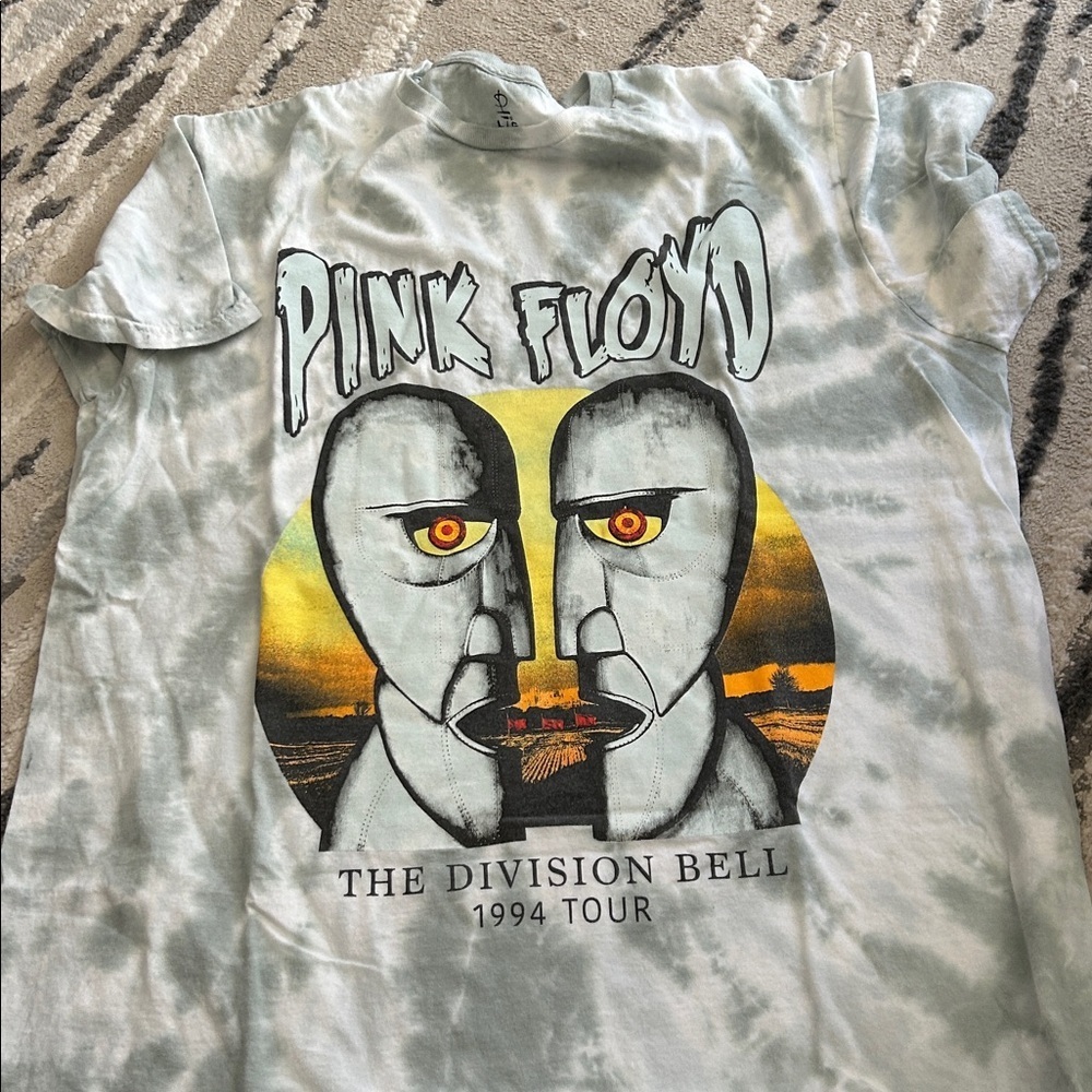 Pink Floyd Tie Dye Vintage T-Shirt The Division Bell Tour 1994 L